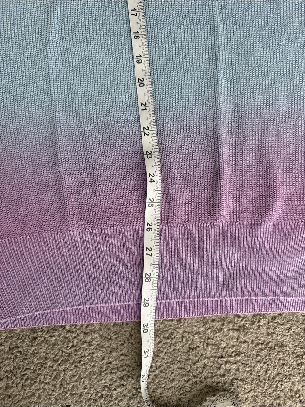 Scotch & Soda Pastel Gradient Crewneck Sweater - Green, Blue, Pink - Picture 7 of 13